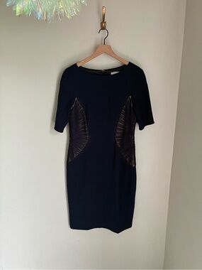 Katherine Kelly Navy Blue Sheath Dress Size‎ 6